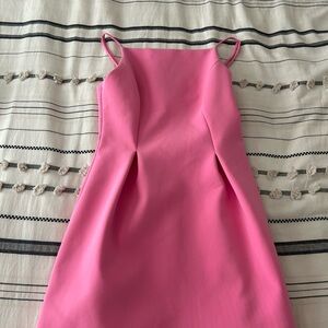 Pink Spaghetti Strap Dress